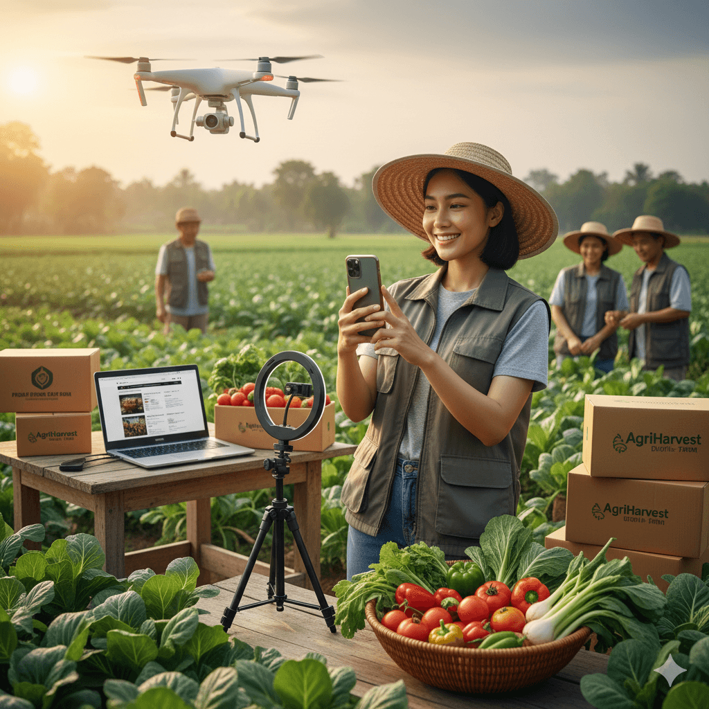 Petani Muda Merambah Pasar Digital